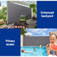 Instahut Side Awning Sun Shade Outdoor Blinds Retractable Screen 1.4x3M GR