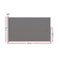 Instahut Side Awning Sun Shade Outdoor Retractable Privacy Screen 1.8x3M Grey