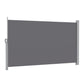 Instahut 1.8X4M Side Awning Retractable Privacy Screen Outdoor Sun Shade Grey