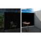 Side Awning Sun Shade Outdoor Retractable Privacy Screen 2X3M Black X2