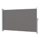 Instahut Side Awning Sun Shade Outdoor Retractable Privacy Screen 2x3M Grey