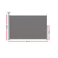 Instahut Side Awning Sun Shade Outdoor Retractable Privacy Screen 2x3M Grey
