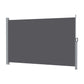 Instahut 2X3.5M Side Awning Retractable Privacy Screen Outdoor Sun Shade Grey