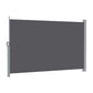 Instahut 2X3.5M Side Awning Retractable Privacy Screen Outdoor Sun Shade Grey
