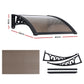 Instahut Window Awning Drainage 0.6mx0.6m Outdoor Brown