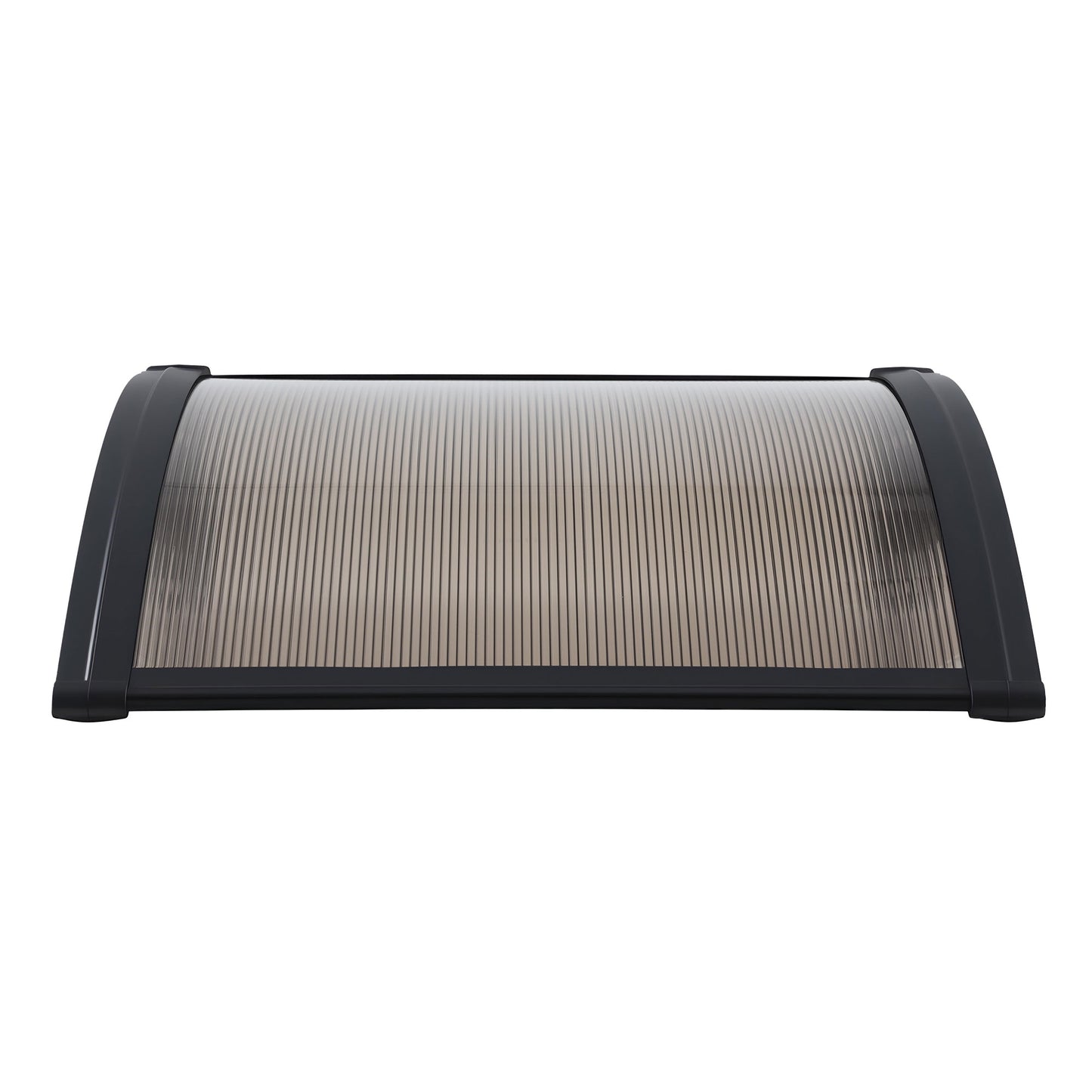 Instahut Window Awning Drainage 0.6mx0.6m Outdoor Brown