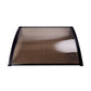 Instahut Window Awning Door Canopy 1m x 2m Brown