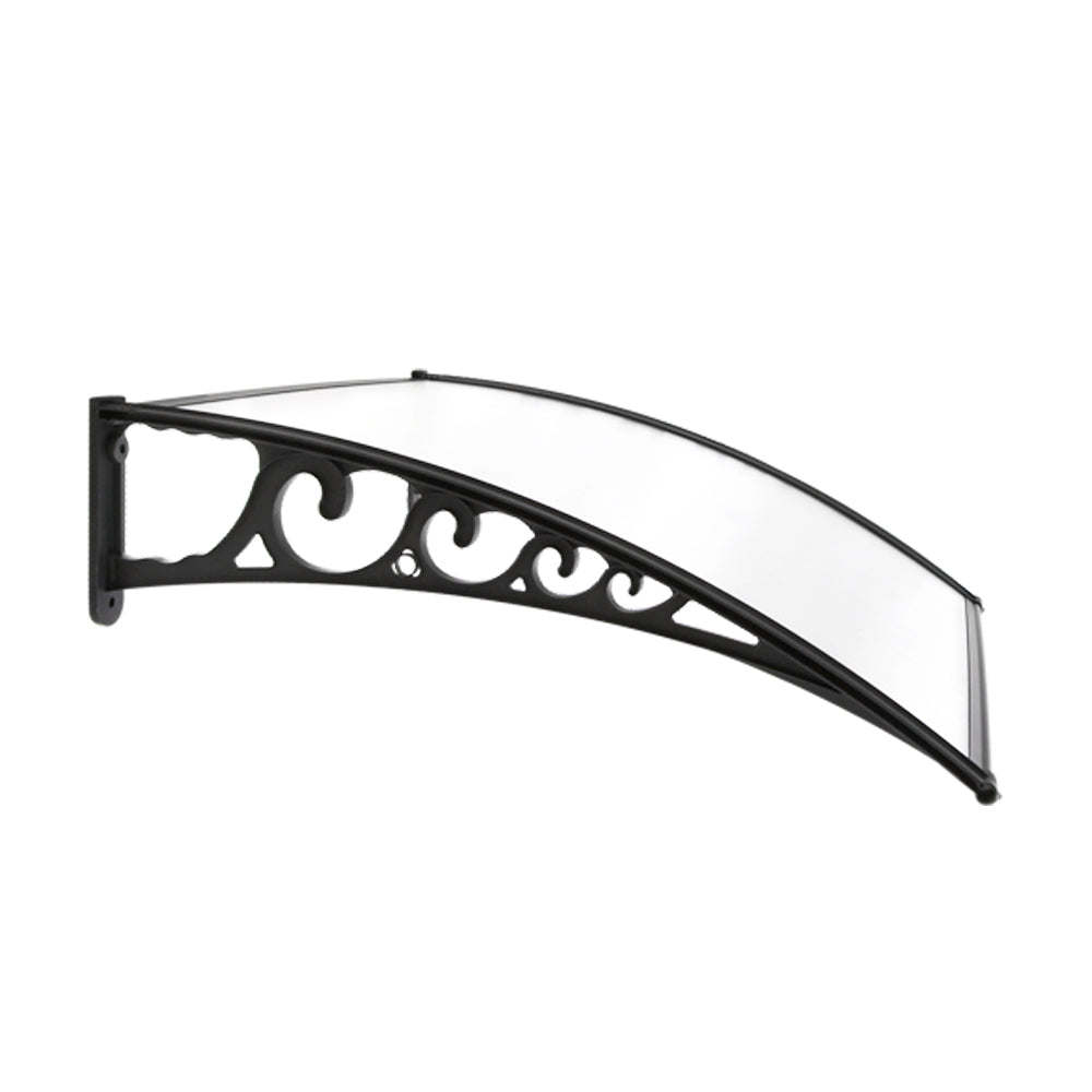 Window Door Awning Door Canopy 1mx2.4m DIY Patio Outdoor Sunshield