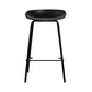 Set of 2 Koropi Metal Bar Stools - Black