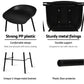 Set of 2 Koropi Metal Bar Stools - Black