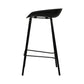 Set of 4 Koropi Metal Bar Stools - Black