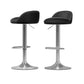 3-Piece Daria Black Bar Table and Stools Set Kitchen Chairs Cafe Pub