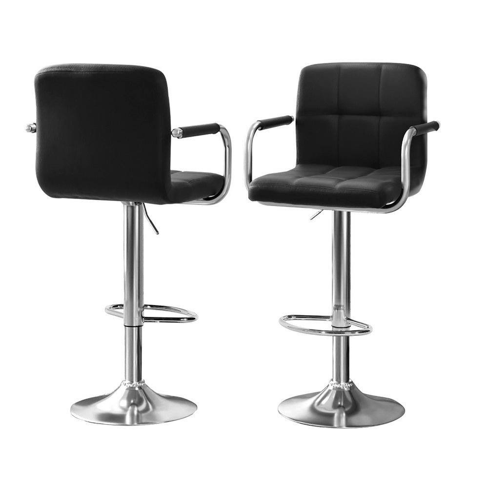 3-Piece Daria White Bar Table and Stools Set Kitchen Chairs Cafe Pub