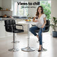 3-Piece Daria White Bar Table and Stools Set Kitchen Chairs Cafe Pub