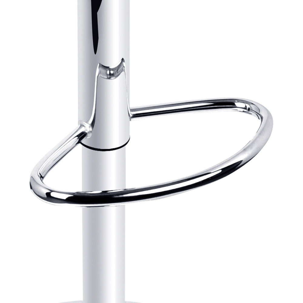 Set of 2 Chania Fabric Gas Lift Bar Stools - Grey