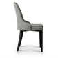 Kimber Set of 2 Dining Chairs Linen Fabric - Grey