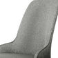 Kimber Set of 4 Dining Chairs Linen Fabric - Grey