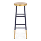 Lienz Bar Stools Metal - Gold Navy