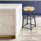 Lienz Bar Stools Metal - Gold Navy