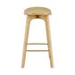 Set of 4 Lisbon Bar Stools Bamboo Rattan Stool Counter Chair Kitchen Barstools - Natural