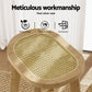 Set of 4 Lisbon Bar Stools Bamboo Rattan Stool Counter Chair Kitchen Barstools - Natural