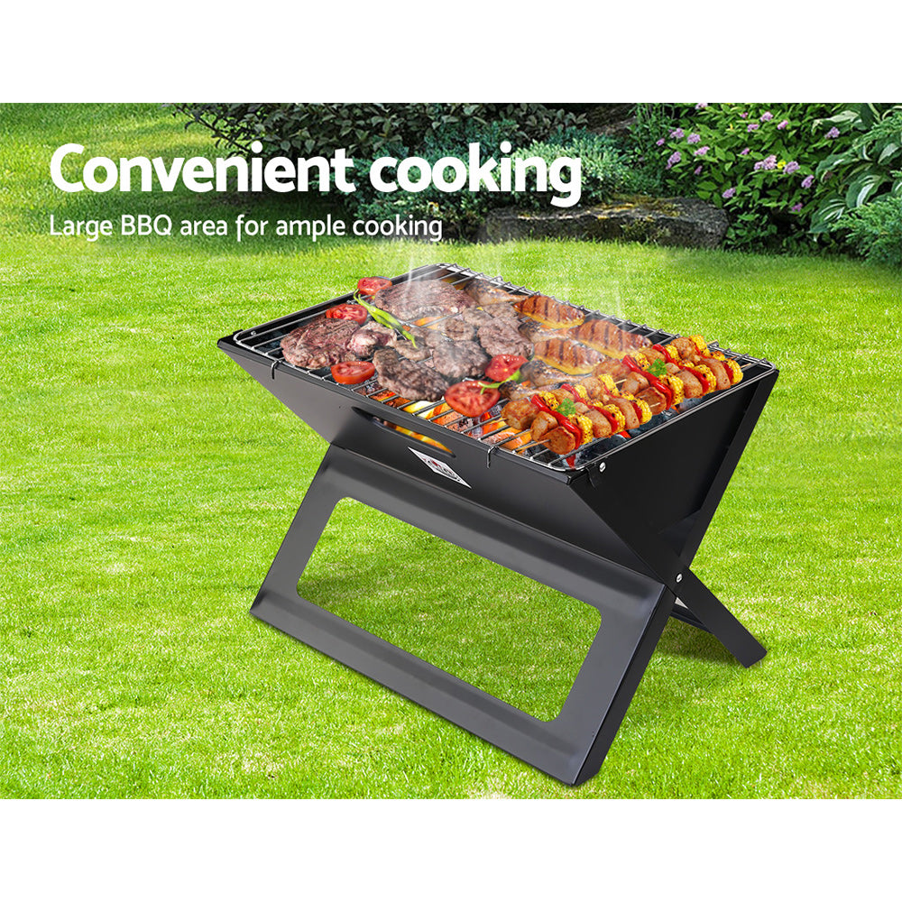 Notebook Portable Charcoal BBQ Grill