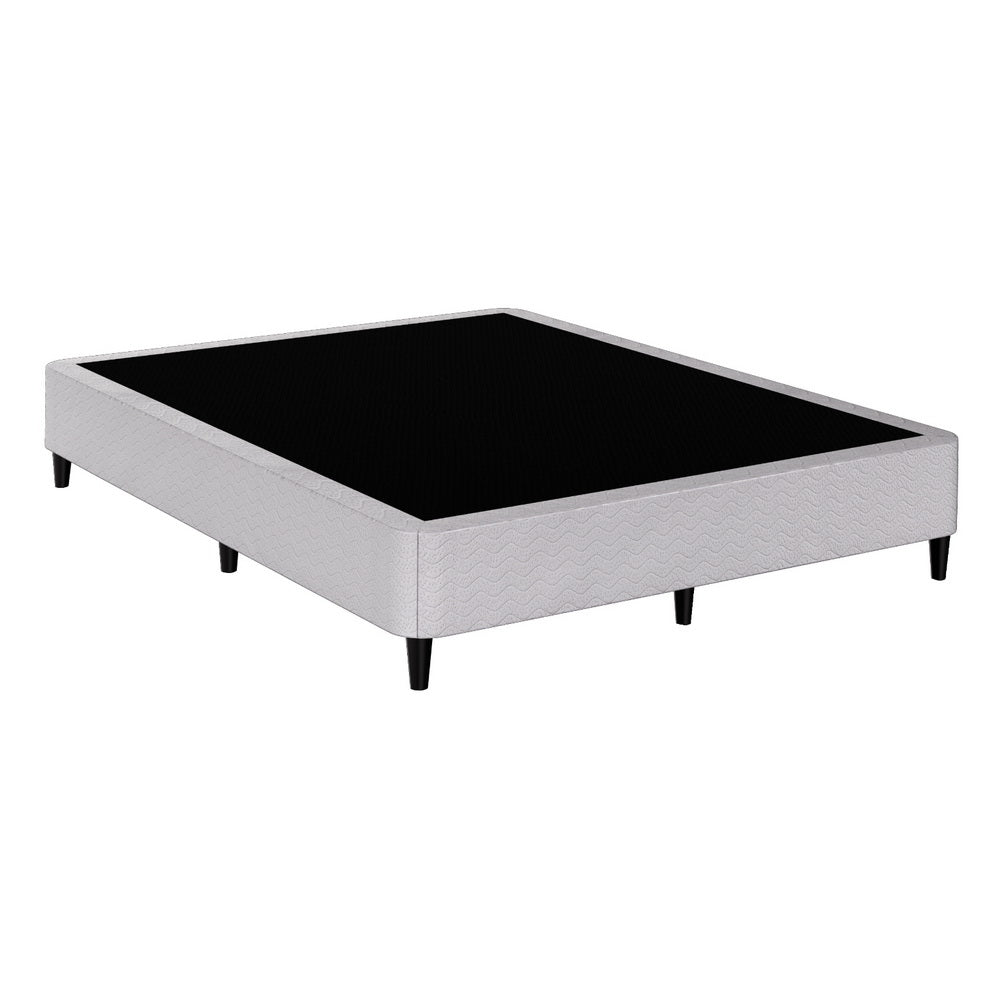 Gaiety Ensemble Bed Base & Mattress Package with 34cm Mattress - Grey Double