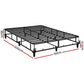 Heidi Ensemble Bed Base Metal - Grey Queen