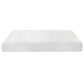 Aurex Compression Bed Frame Vacuum High Density Sponge Boucle - White Queen