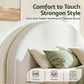 Headboard Boucle Fabric Vacuum Compressed 171cm Wide - White Queen
