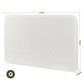 Headboard for Bed Frame Boucle Fabric No-Assembly Vacuum Compressed Soft Backrest with Removable Washable Cover 172cm Wide - White Queen