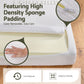 Headboard for Bed Frame Boucle Fabric No-Assembly Vacuum Compressed Soft Backrest with Removable Washable Cover 172cm Wide - White Queen