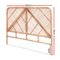 Bed Headboard Rattan - Pine Queen