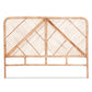 Bed Headboard Rattan - Pine Queen