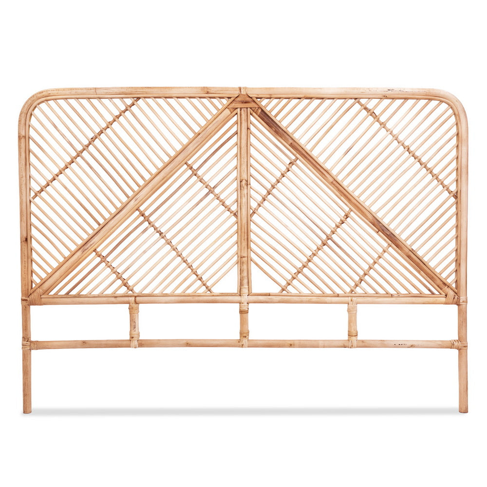 Bed Headboard Rattan - Pine Queen