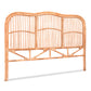 Bed Headboard Rattan - Pine Queen