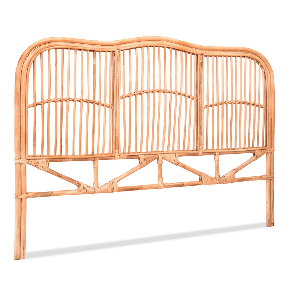 Bed Headboard Rattan - Pine Queen