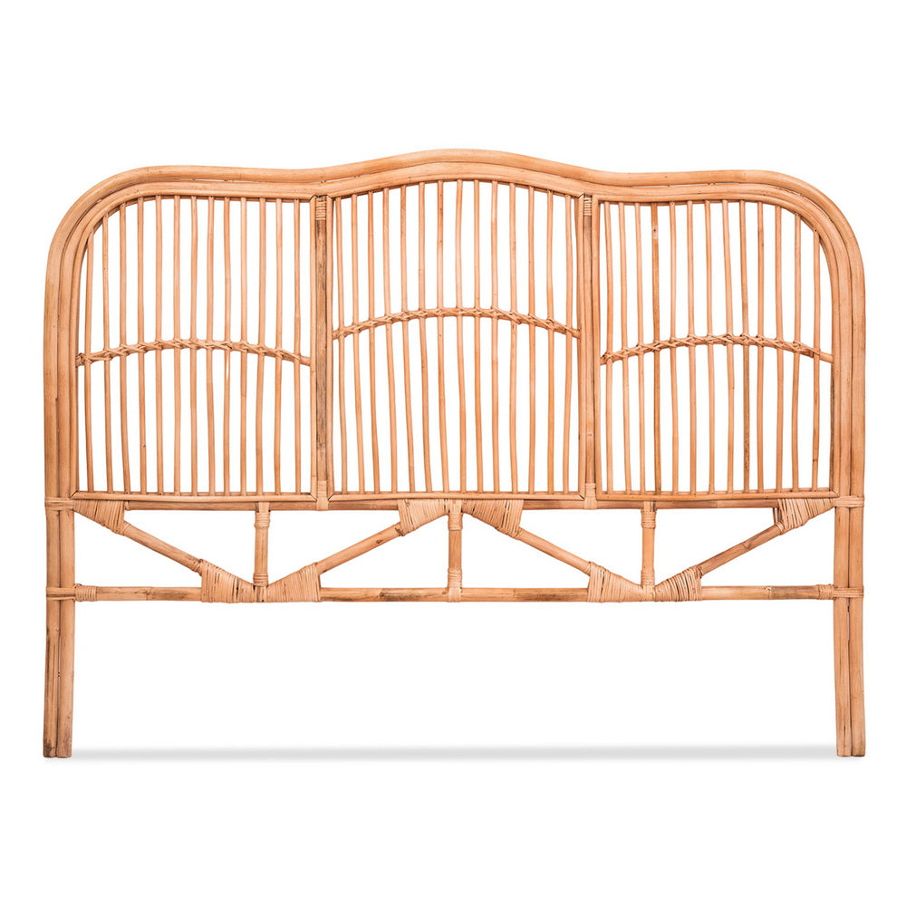 Bed Headboard Rattan - Pine Queen