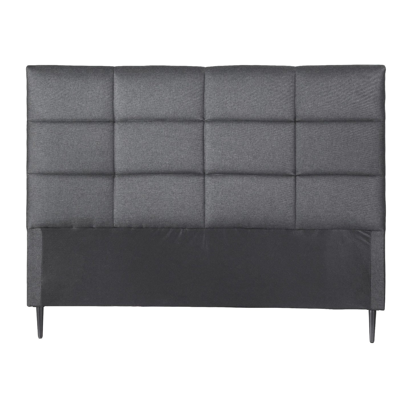 Bed Headboard Linen Fabric - Charcoal Queen