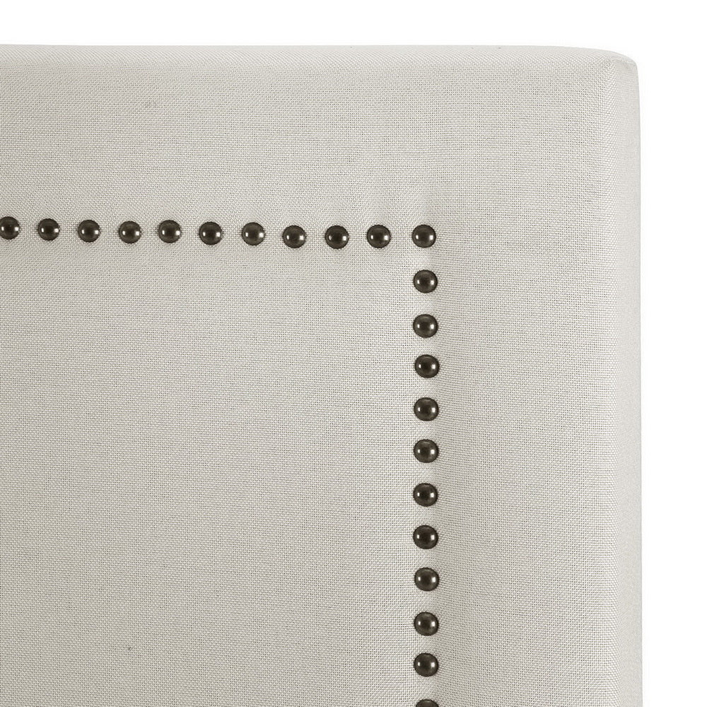 Bed Head Headboard Fabric - Beige King