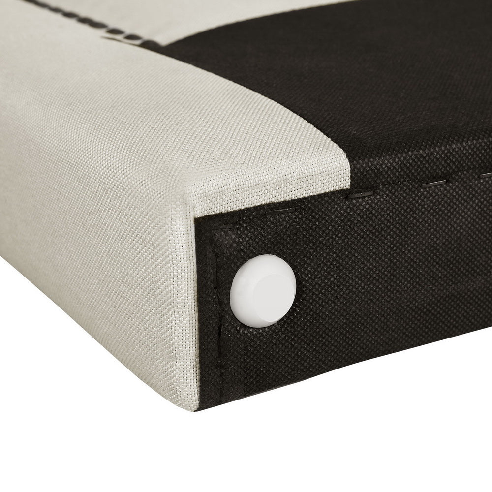 Bed Head Headboard Fabric - Beige Queen