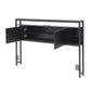 Bed Headboard Queen Storage Charging Station - Black Queen