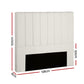 Bed Head Headboard Linen 137cm - Beige Double