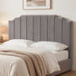 Bed Head Headboard Velvet 183cm - Grey King