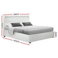 Mars Bed & Mattress Package with 22cm Mattress - White Double