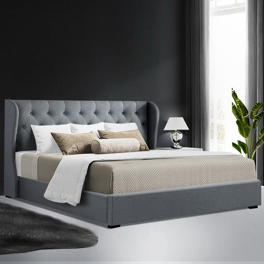 Onyx Bed & Mattress Package - Grey King