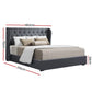 Onyx Bed & Mattress Package - Charcoal Queen