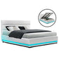 Venus Bed & Mattress Package - White Double