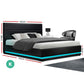 Venus Bed & Mattress Package with 34cm Mattress - Black King