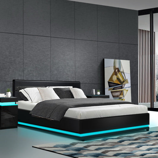 Venus Bed & Mattress Package - Black Queen